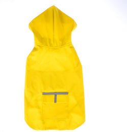 Produktbild von zooplus Basics Regenmantel für Hunde aus Polyester in Gelb wasserabweisend