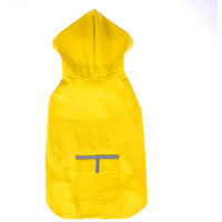 Produktbild von zooplus Basics Regenmantel für Hunde aus Polyester in Gelb wasserabweisend