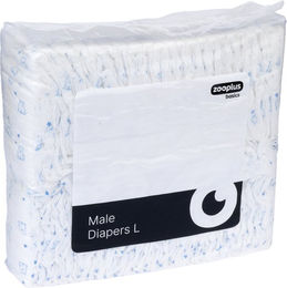 Produktbild von zooplus Basics Rüdenwindeln Größe L 50 Stück waterproof Baumwolle