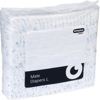 Produktbild von zooplus Basics Rüdenwindeln Größe L 50 Stück waterproof Baumwolle