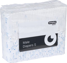 Produktbild von zooplus Basics Rüdenwindeln Größe S 50 Stück wasserdicht aus Baumwolle