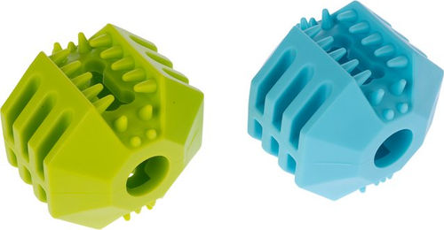 Produktbild von zooplus basics Snackball-Set aus TPR für Hunde in Grün und Blau Ø 7 cm - 2 x 7 cm