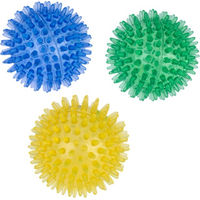 Produktbild von zooplus basics Stachelball-Set aus TPR für Hunde und Katzen 3 Stück bunt