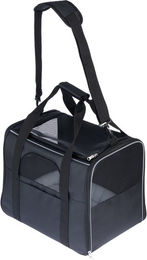 Produktbild von zooplus Basics Tragetasche aus Polyester Schwarz Größe M L 47 x B 32 x H 36 cm