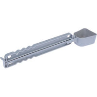 Produktbild von zooplus basics Verschlussclip mit Schaufel aus Kunststoff in Grau - 1 Stk.