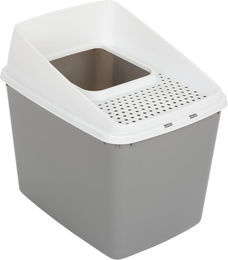 Produktbild von zooplus Big Box Top-Entry Katzentoilette XL Grau aus Kunststoff