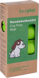 Produktbild von zooplus Biologisch abbaubare Hundekotbeutel Grün 4 Rollen à 15 Beutel