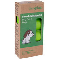 Produktbild von zooplus Biologisch abbaubare Hundekotbeutel Grün 4 Rollen à 15 Beutel