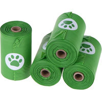 Produktbild von zooplus Biologisch abbaubare Hundekotbeutel Grün 60 Stück - 4 x 15 Stk.