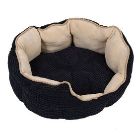 Produktbild von zooplus Cozy Kuschelbett Kingdom Hundebett und Katzenbett aus Polyester L 75 x B 60 x H 25 cm
