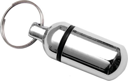 Produktbild von zooplus Exclusive Adressanhänger aus Metall in Silber verchromt 3,6 cm wasserfest - 3,6 cm