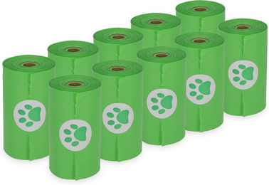 zooplus Exclusive Biologisch abbaubare Hundekotbeutel Grün 150 Stück - 10 x 15 Stk. – Bild 1 von 1