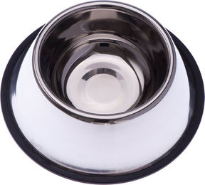 zooplus Exclusive Futternapf aus Edelstahl in Silber und Grau – Bild 1 von 1