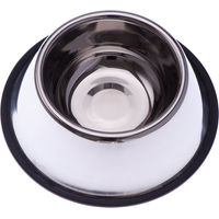 Produktbild von zooplus Exclusive Futternapf aus Edelstahl in Silber und Grau