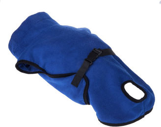 Produktbild von zooplus Exclusive Hundebademantel aus Mikrofaser Blau Größe L 73 cm Rückenlänge
