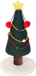 zooplus Exclusive Kratzbaum für Katzen aus Plüsch und Seil in Grün Ø 30 x H 56 cm – Bild 1 von 1
