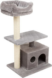 Produktbild von zooplus Exclusive Kratzbaum La Digue I in Hellgrau mit Sisal
