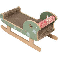 Produktbild von zooplus Exclusive Kratzmöbel Weihnachtsschlitten L 58 x B 27 x H 28,5 cm