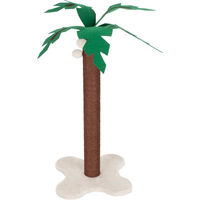 Produktbild von zooplus Exclusive Kratzstamm Coco Palm Kratzsäule aus Sisal in Braun Beige Grün