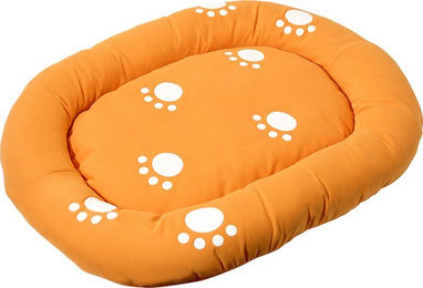 Produktbild von zooplus Exclusive Kuschelkissen für Hunde und Katzen Orange Weiß 45 x 35 cm aus Polyester