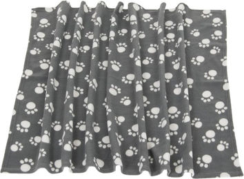 Produktbild von zooplus Fleecedecke Pawty Hundedecke Grau Polyester 150 x 100 cm