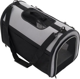 Produktbild von zooplus Freedom Transportbox mit Freilauf aus Nylon für Hunde Katzen Kaninchen und Meerschweinchen 50 x 29 x 32 cm
