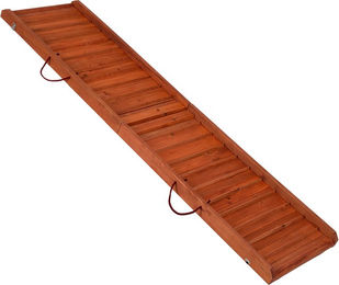 Produktbild von zooplus Hunde-Holzrampe Backstage Braun L 160 x B 40 x H 6 cm