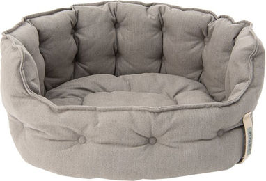 Produktbild von zooplus Hundebett Cozy ecoLIFE Grau L 64 x B 60 x H 30 cm für kleine bis mittlere Hunde