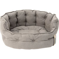 Produktbild von zooplus Hundebett Cozy ecoLIFE Grau L 64 x B 60 x H 30 cm für kleine bis mittlere Hunde