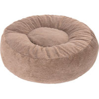 Produktbild von zooplus Hundebett Flocke Ersatzbezug aus Polyester Braun Größe S