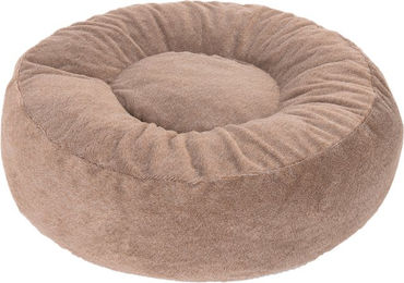 Produktbild von zooplus Hundebett Flocke Ersatzbezug aus Polyester Braun Ø 125 cm
