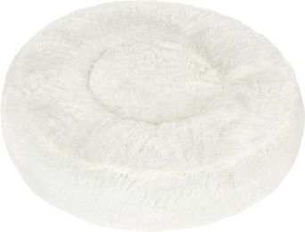 ZOOPLUS Hundebett Flocke Weiß XS mit viscoelastischen Flocken für Senior Hunde Ø 65 x H 20 cm – Bild 1 von 8