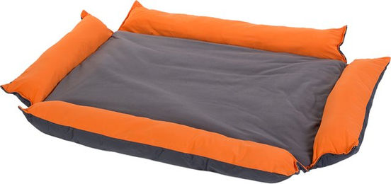 zooplus Hundebett Variabel Orange 110 x 80 cm aus Polyester – Bild 1 von 1