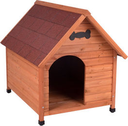 Produktbild von zooplus Hundehütte Spike Classic aus Holz in Braun Größe XL wasserdicht