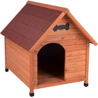 Produktbild von zooplus Hundehütte Spike Classic aus Holz in Braun Größe XL wasserdicht