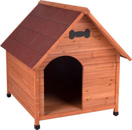 Produktbild von zooplus Hundehütte Spike Classic aus Holz in Braun Größe XXL waterproof