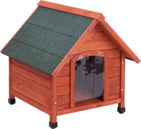 Produktbild von zooplus Hundehütte Spike Comfort aus Holz Größe S wasserdicht