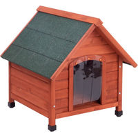 Produktbild von zooplus Hundehütte Spike Comfort aus Holz Größe S wasserdicht
