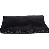 Produktbild von zooplus Hundekissen Silhouette Schwarz Größe L 120 x 80 x 8 cm