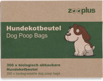 Produktbild von zooplus Hundekotbeutel biologisch abbaubar Grün 300 Stück