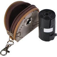 Produktbild von zooplus Hundekotbeutelspender Superbone aus Polyester inkl. Rolle in Beige oder Braun - 20 Stk.