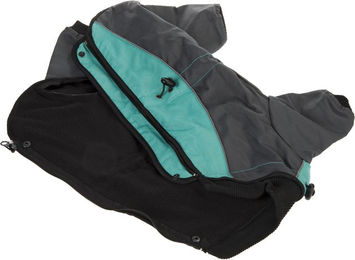 Produktbild von zooplus Hundeoverall Mint Größe M aus wasserabweisendem Nylon für mittelgroße Hunde