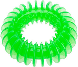 Produktbild von zooplus Hundespielzeug Kauspielzeug TPR Ring Grün Ø 11,5 cm