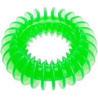 Produktbild von zooplus Hundespielzeug Kauspielzeug TPR Ring Grün Ø 11,5 cm