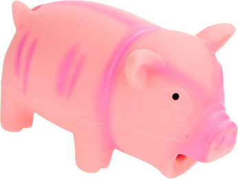 Produktbild von zooplus Hundespielzeug Latex-Schwein mit Quietschfunktion in Rosa, 15 cm