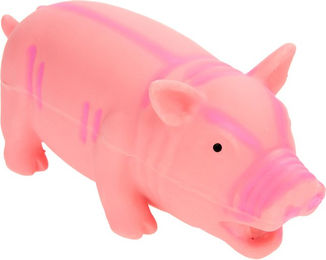 Produktbild von zooplus Hundespielzeug Schwein aus Latex mit Quietschfunktion Rosa Größe L - 1 Stk.