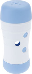 Produktbild von zooplus Hundespielzeug Snack Roll Intelligenzspielzeug aus Silikon Blau Weiß Ø 7 x H 15,5 cm