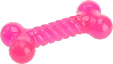 Produktbild von zooplus Hundespielzeug TPR Knochen 2er Sparset Rosa und Pink