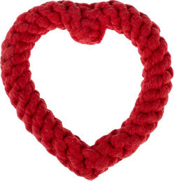 Produktbild von zooplus Hundespielzeug Valentinstag aus Polyester in Rot zur Zahnpflege