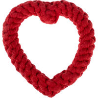 Produktbild von zooplus Hundespielzeug Valentinstag aus Polyester in Rot zur Zahnpflege